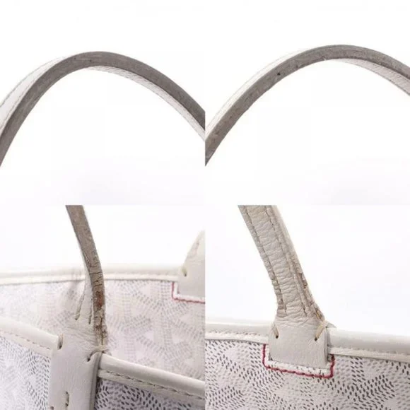 Goyard Goyardine Artois Pm White Coated Canvas Tote - Picture 12 of 13